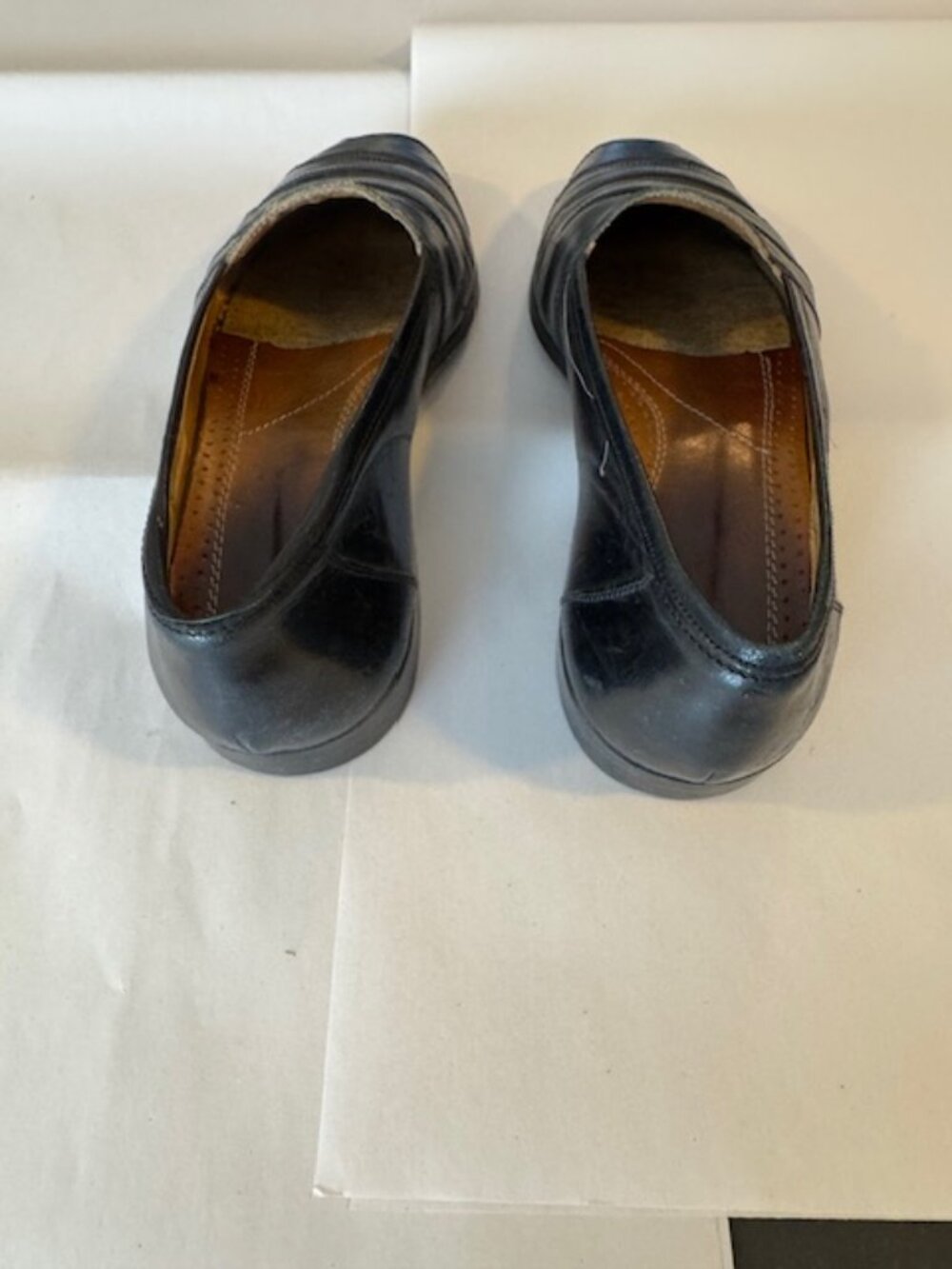 Dimitri Handmade in Italy Men's Dress Shoe Leather Black Slip On Loafers - Picture 3 of 4